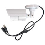 AUTO-ZOOM overvågningskamera med night-vision og 2 kraftige IR array-dioder.