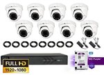 Full Hd Kamera Pakke Professionel 8 Stk Dome Med Justerbar Linse 150x150
