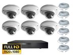 Indendors Ip Kamera Pakke Med 6 Stk Full Hd Domer 150x150