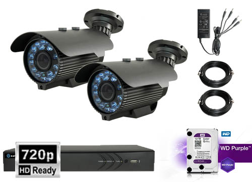 Tvi Kamera Pakke 720p 12fps 2 Stk