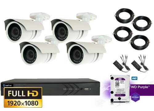 Ultra Night Vision Full Hd Kamera Pakke 4 Stk Bullets