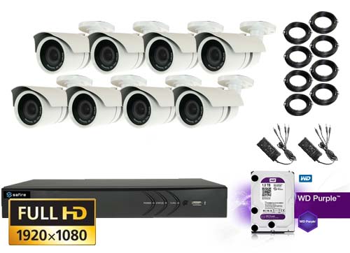 Ultra Night Vision Full Hd Kamera Pakke 8 Stk Bullets